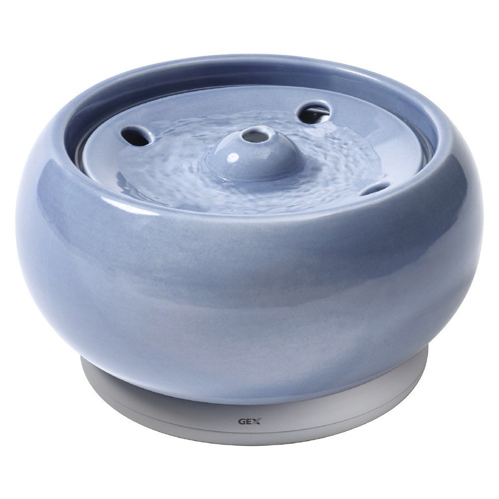 【幸運貓】 GEX 全陶瓷時尚 抗菌飲水器 (犬貓適用) 寵物飲水器 貓飲水器 狗飲水器-規格圖4