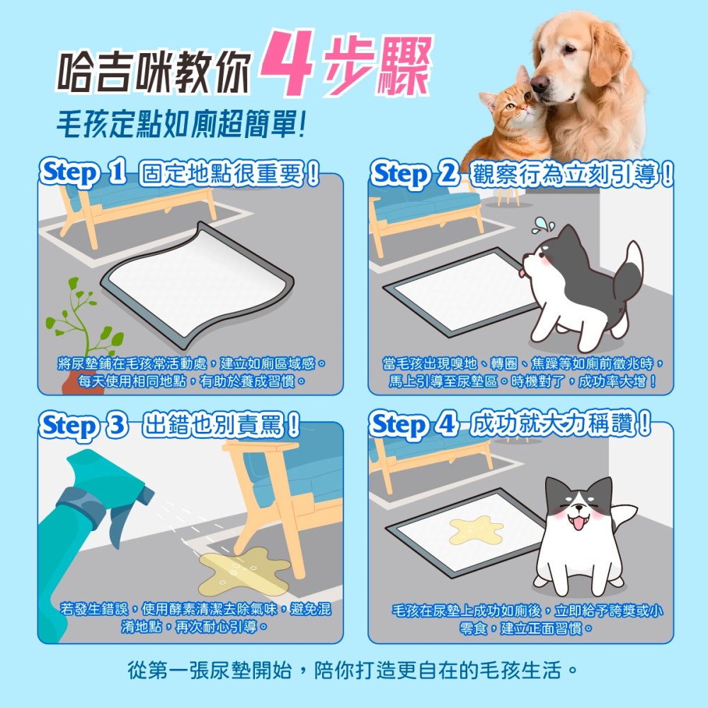 【幸運貓】 哈吉咪 kimochii_寵物尿布墊 狗尿墊 生理墊 寵物尿墊 狗尿布墊 護理墊-細節圖10