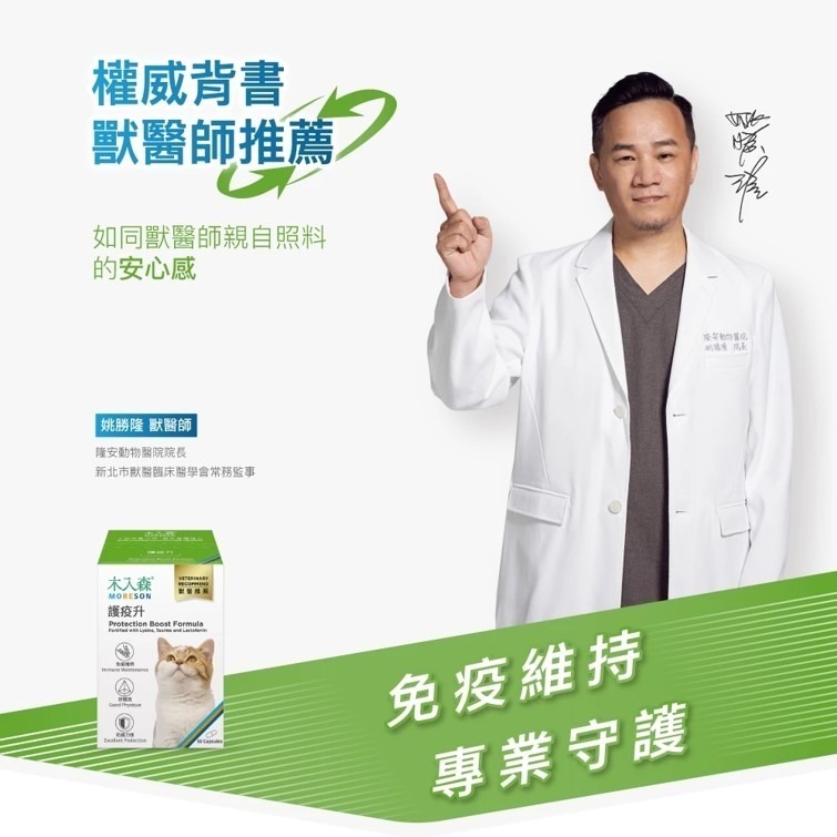 【幸運貓】 木入森 貓咪護疫升 (60顆)｜貓咪免疫力保健食品｜離胺酸 牛磺酸 蝦紅素｜適合老貓 挑食貓-細節圖4