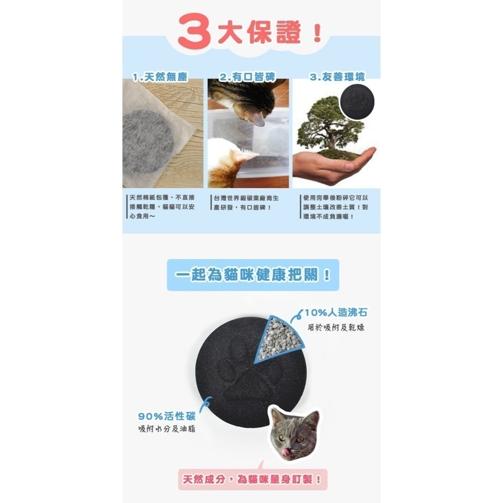 【7-ELEVEN 門市團購】  貓樂園 新鮮好喵招 飼料保鮮 / 喝水好喵招 飲水活性碳  (20包組合) 貓犬適用-細節圖7