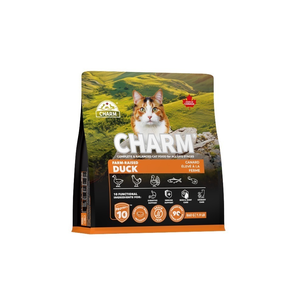 贈好禮【幸運貓】 CHARM 野性魅力 超能精華無穀貓飼料 860g 1.5kg 4.5kg 無穀貓糧 成貓 貓飼料-規格圖10