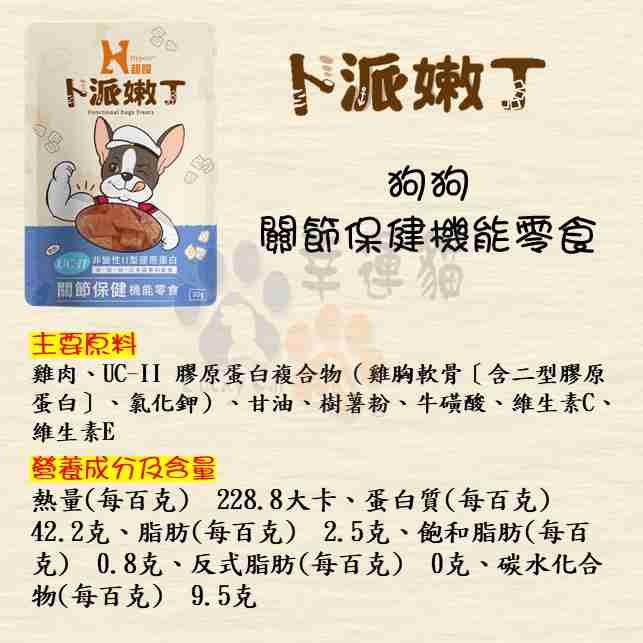 【幸運貓】 Hyperr超躍 卜派嫩丁 狗狗腸保健康機能零食 皮毛養護機能零食 關節保健機能零食-細節圖5