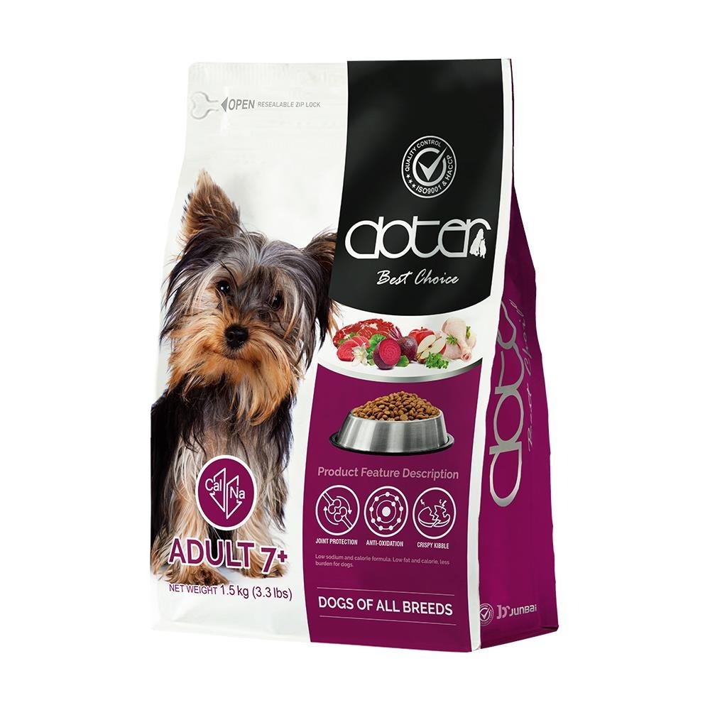 贈零嘴【幸運貓】 doter 寵愛物語 1.5KG 口腔犬 深色犬 淺色犬 活動犬 低敏犬 熟齡犬 狗飼料 犬飼料-規格圖7