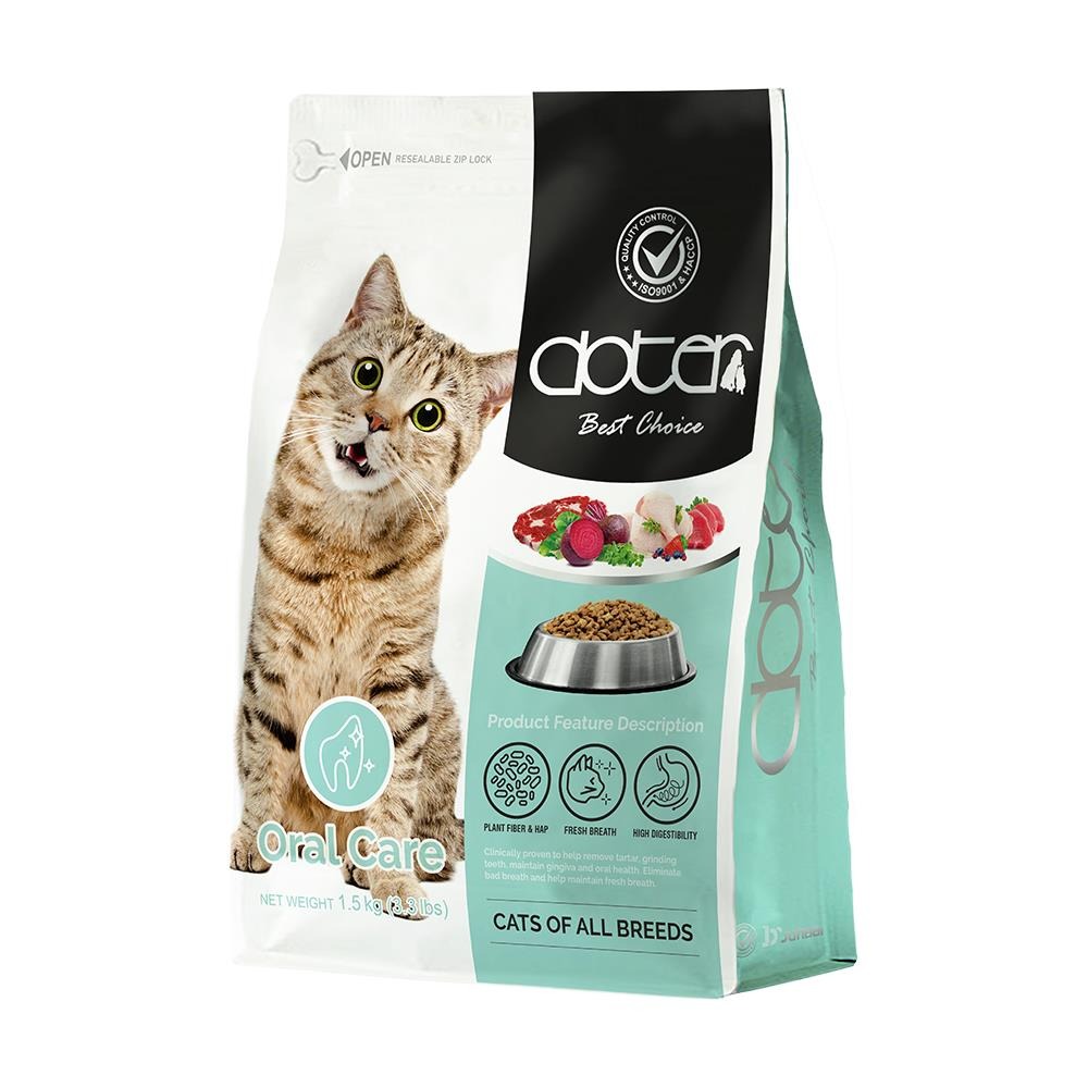 贈玩具【幸運貓】 doter 寵愛物語 1.5KG 口腔保健 化毛保健 體態管理 毛髮亮麗 貓飼料 貓咪飼料-規格圖8