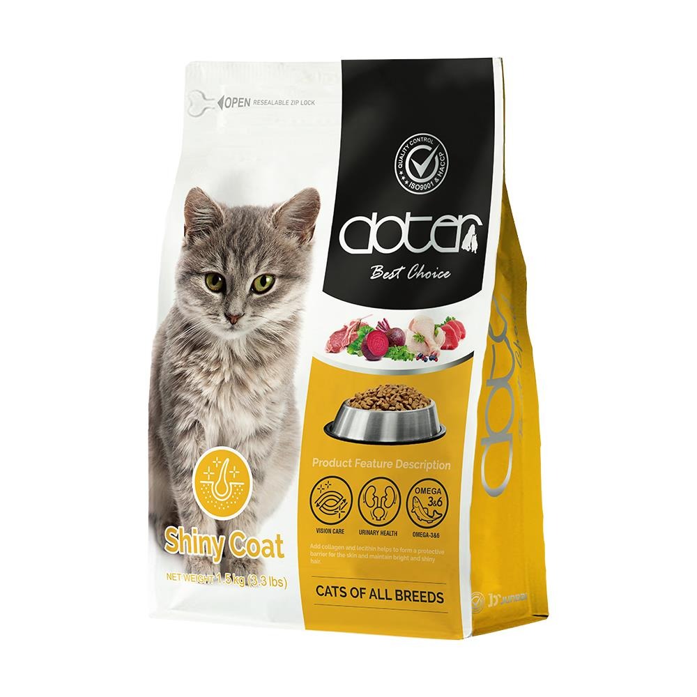 贈玩具【幸運貓】 doter 寵愛物語 1.5KG 口腔保健 化毛保健 體態管理 毛髮亮麗 貓飼料 貓咪飼料-規格圖8