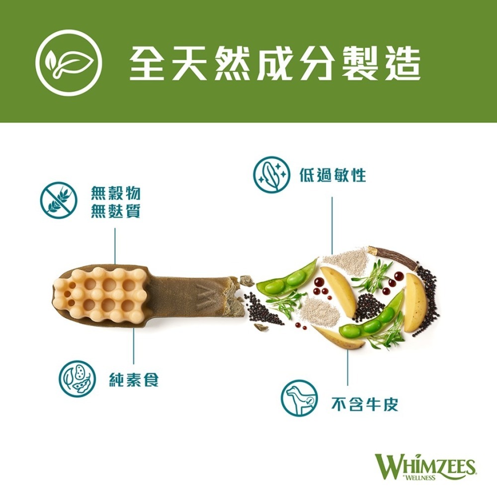 【限時購】Whimzees唯潔 潔牙骨 超值盒  狗狗潔牙骨 犬潔牙骨-細節圖3
