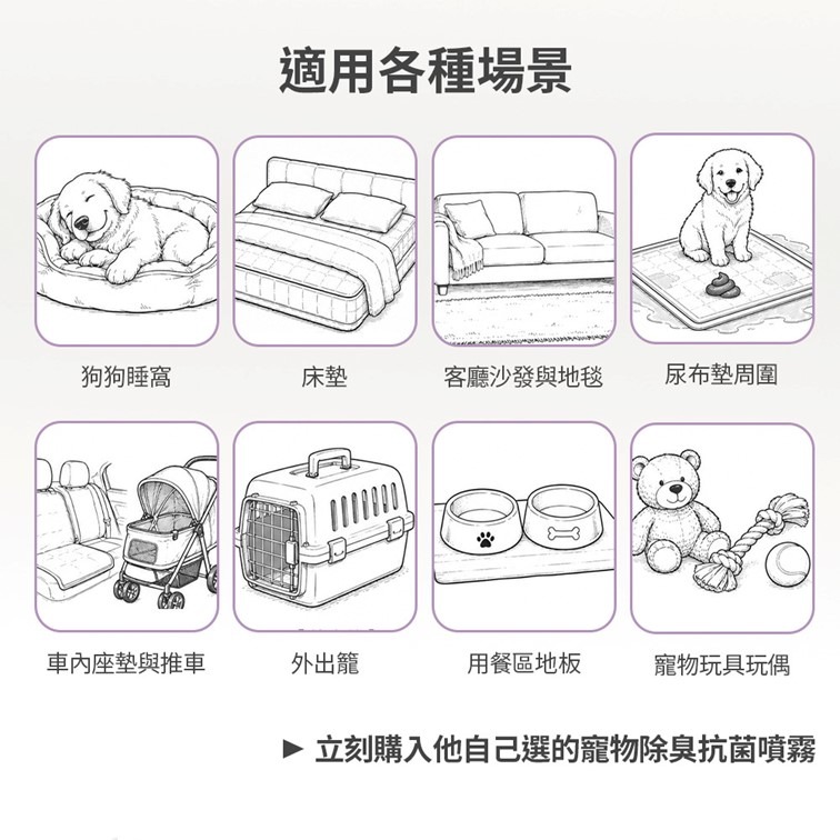 限時優惠中【幸運貓】 毛毛咪呀 寵物除臭抗菌噴霧 貓貓除臭抗菌噴霧 寵物抗菌噴霧-細節圖5