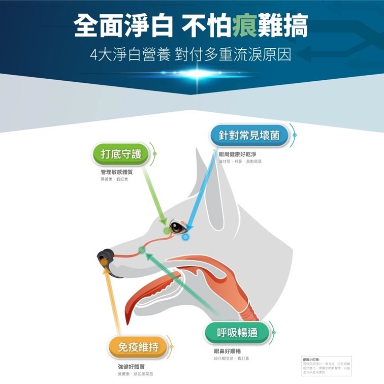 【幸運貓】 木入森 犬寶痕淨白 (30顆)｜狗狗眼睛保健食品｜葉黃素 蝦紅素｜針對狗狗流眼淚 寵物葉黃素-細節圖4