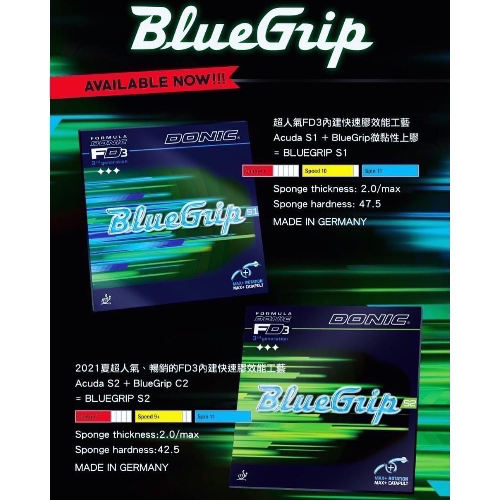 Donic Belag Bluestorm Pro AM-14551 - Pleva Produktbild-Vorschau 13