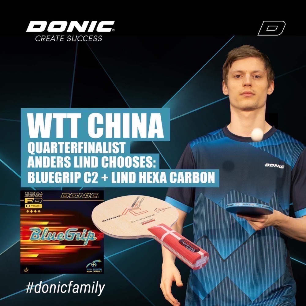 《小楊哥卓球小鋪》Donic Anders Lind Hexa Carbon【含稅開發票】-細節圖2