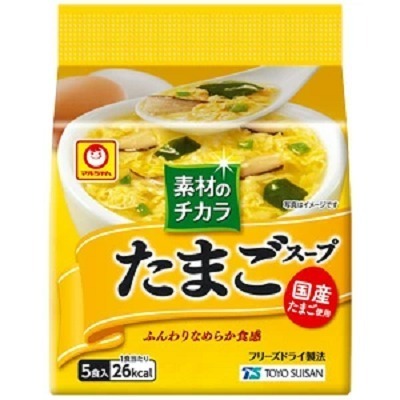 現貨 日本東洋水產 FD凍乾蛋花湯 (5入) | 登山輕量化 露營湯品 即食沖泡湯 舞菇/野菜/海帶 防災食品 宵夜-規格圖2