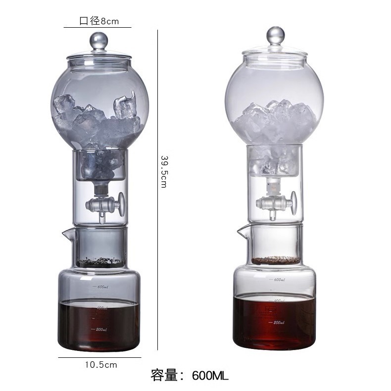 【現貨】北歐風冰滴咖啡壺 玻璃冷萃套裝：職人級滴漏過濾，低酸不苦澀｜冰滴壺 冷泡茶 居家辦公美學 咖啡器具套組-細節圖7