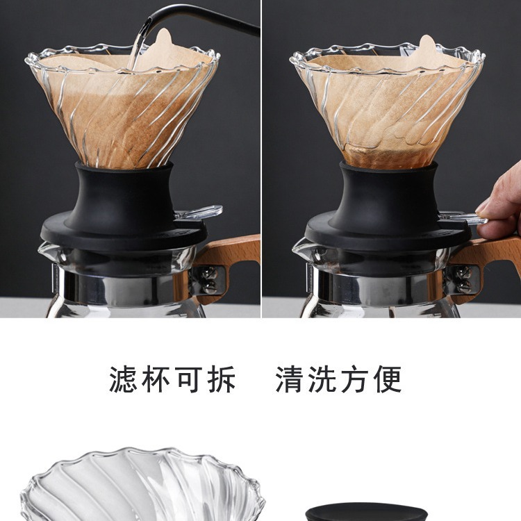 【現貨】玻璃聰明濾杯：浸漬式/浸泡式手沖咖啡濾杯。耐熱玻璃不留殘味，支援 V02 濾紙｜職人級手沖咖啡器具、懶人手沖必備-細節圖5