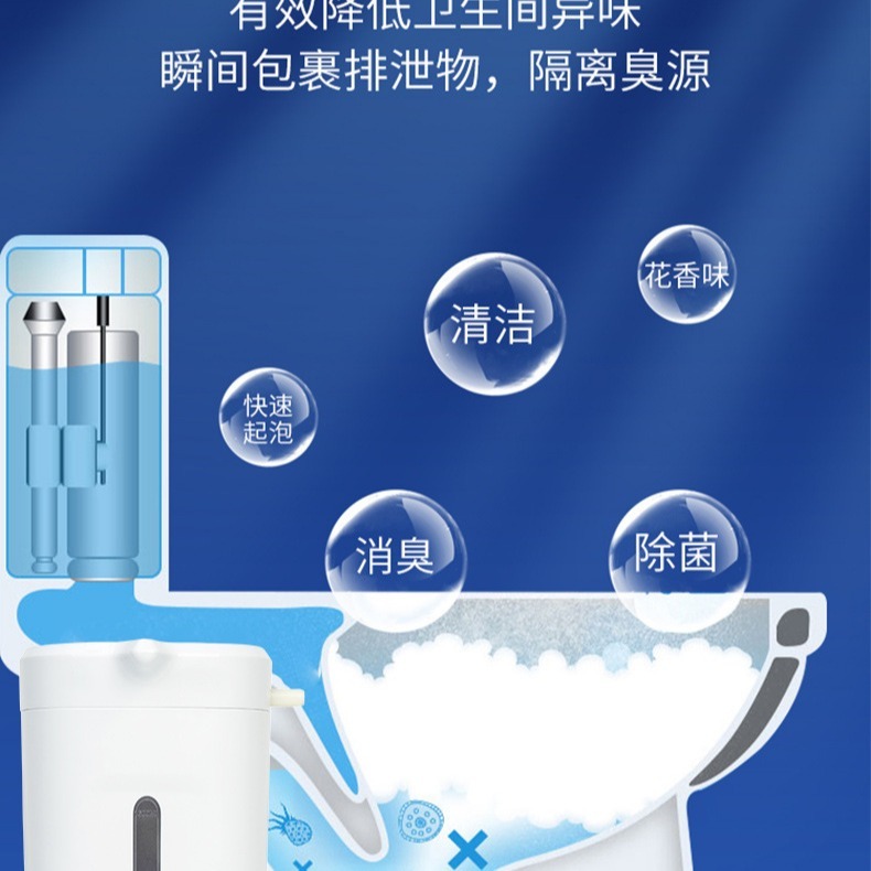 「告別便水噴濺的尷尬！」馬桶防濺水泡泡機：觸控式泡沫產生器。物理遮蔽防噴濺、預防髒污掛壁，給屁屁最乾淨-細節圖6