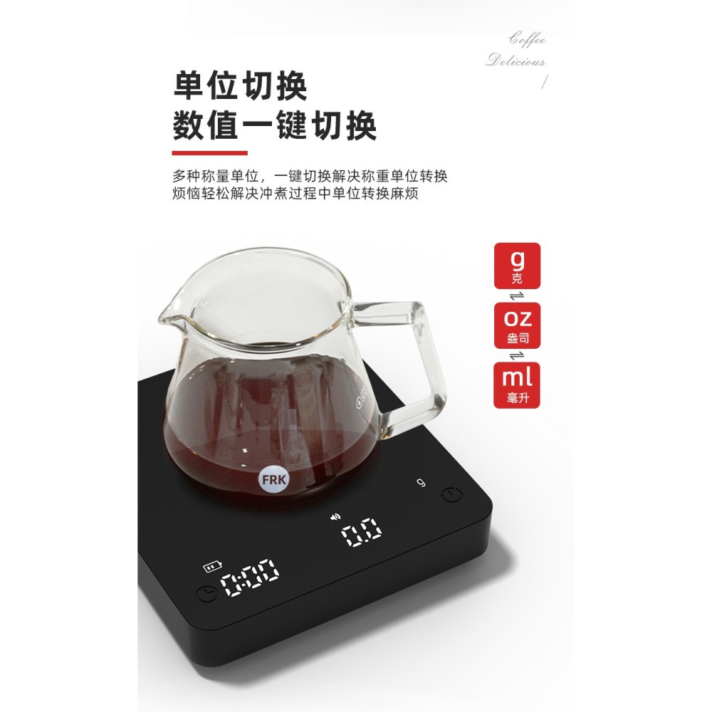 自己有用才推薦 TYPE-C充電電子秤 非供交易使用 料理秤 烘焙秤 食物秤 咖啡秤 自動計時 流量測速 粉水比-細節圖7