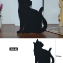 「自己有用才推薦」可愛貓咪造型 壁燈 剪影燈 CAT WALL LIGHT 造型燈 裝飾 小夜燈 聲控燈 可USB供電-規格圖5