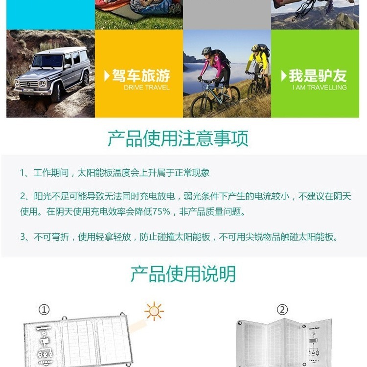 【現貨】21W 高效率太陽能充電板 5V3.5A：登山縱走、露營防災專用。輕量摺疊快充、單晶矽高效轉化｜手機/行動電源-細節圖7