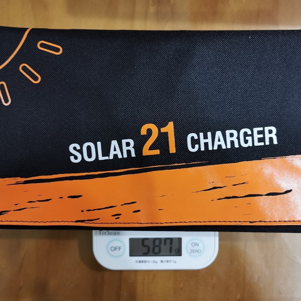 【現貨】21W 高效率太陽能充電板 5V3.5A：登山縱走、露營防災專用。輕量摺疊快充、單晶矽高效轉化｜手機/行動電源-細節圖8