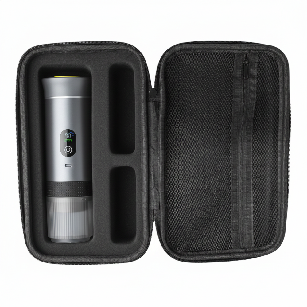 「自己有用才推薦」便攜式膠囊咖啡機 行動咖啡機 贈收納包 美義式濃縮 電動小型無線加熱 泵壓式咖啡機-規格圖8