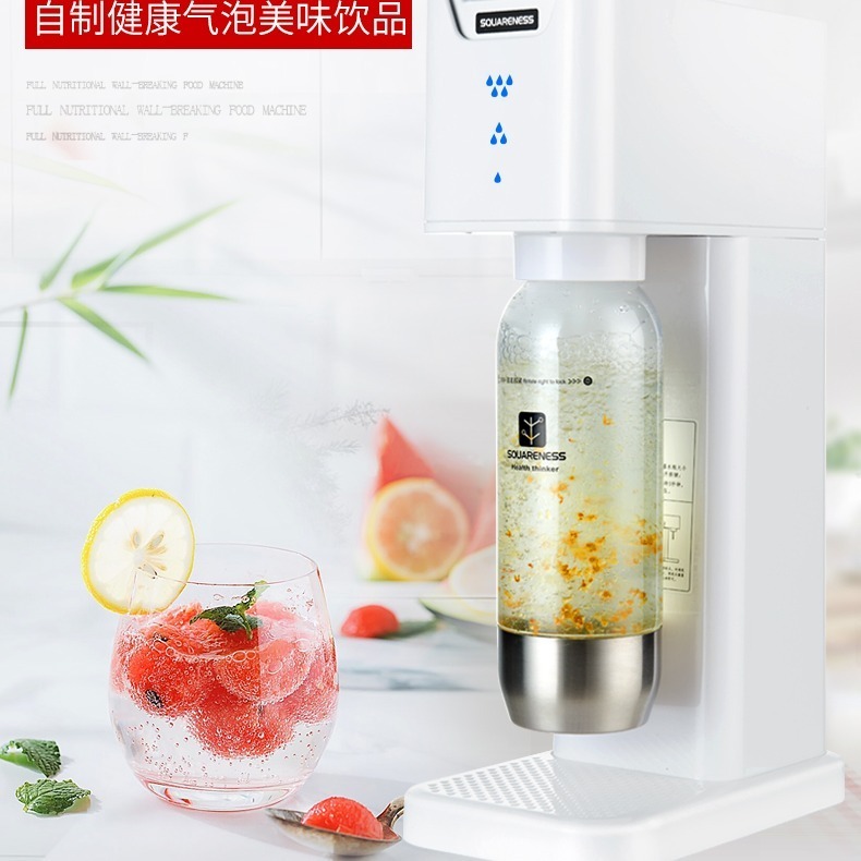 【超值全配組】家用氣泡水機｜1機1氣瓶2水瓶 蘇打水機 汽水機 免插電 氣泡機 懶人必備 快速出氣-細節圖8