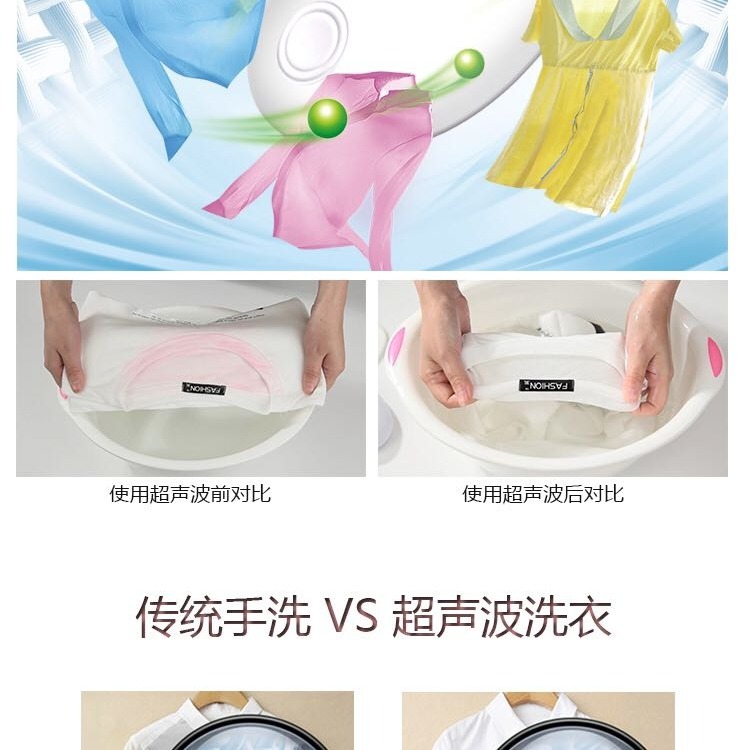 【一年換新保固】萬用超音波清洗機：深層震動去汙。洗衣神器、洗蔬果、眼鏡首飾淨化｜專業級超聲波清洗儀（自用激推款）-細節圖4