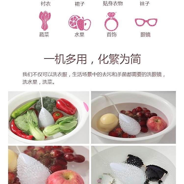 【一年換新保固】萬用超音波清洗機：深層震動去汙。洗衣神器、洗蔬果、眼鏡首飾淨化｜專業級超聲波清洗儀（自用激推款）-細節圖5