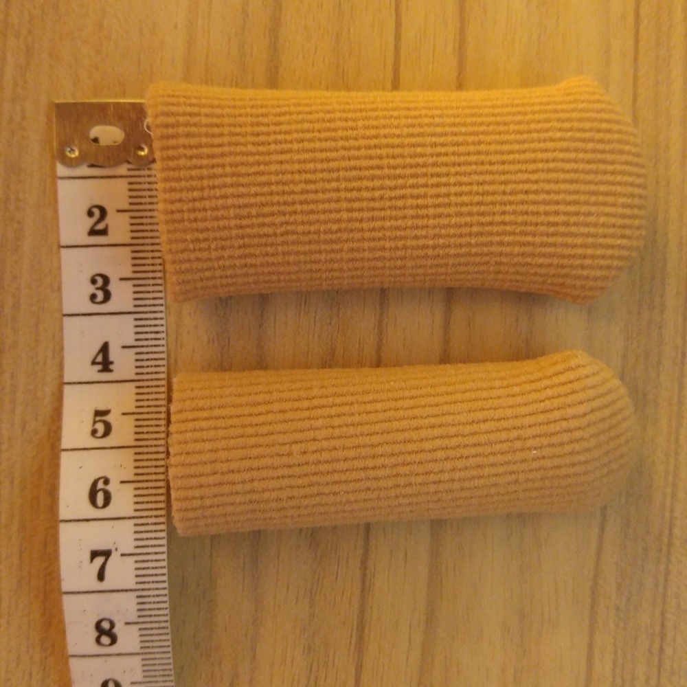 【現貨】纖維矽膠腳趾套：閉口式防護、長度可剪裁。預防登山路跑黑青甲、水泡｜拇指外翻、雞眼、腳趾防摩擦保護套-細節圖3