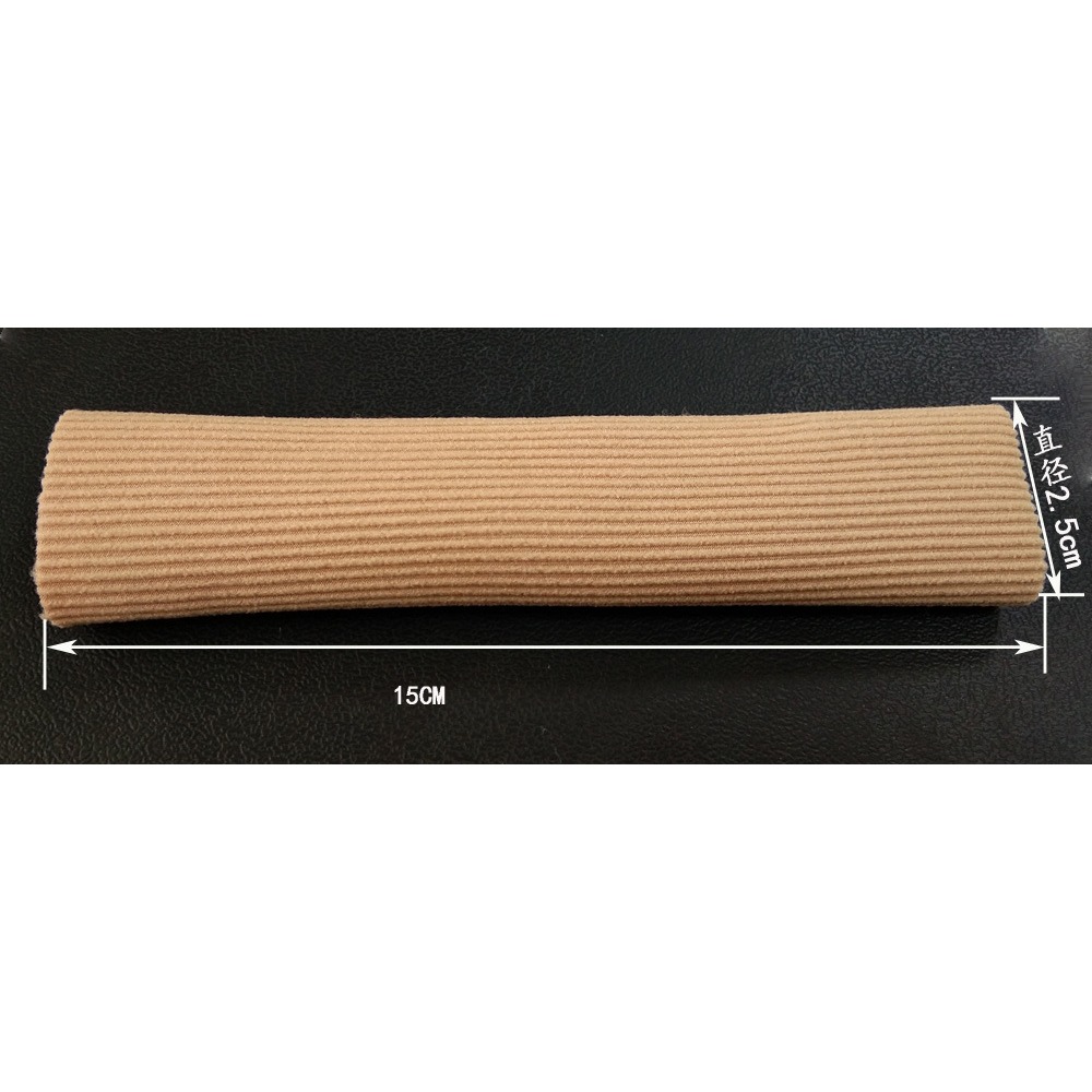 【現貨】纖維矽膠腳趾套：閉口式防護、長度可剪裁。預防登山路跑黑青甲、水泡｜拇指外翻、雞眼、腳趾防摩擦保護套-細節圖6