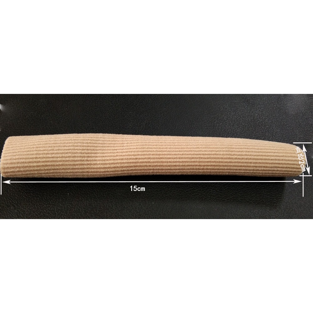 【現貨】纖維矽膠腳趾套：閉口式防護、長度可剪裁。預防登山路跑黑青甲、水泡｜拇指外翻、雞眼、腳趾防摩擦保護套-細節圖7