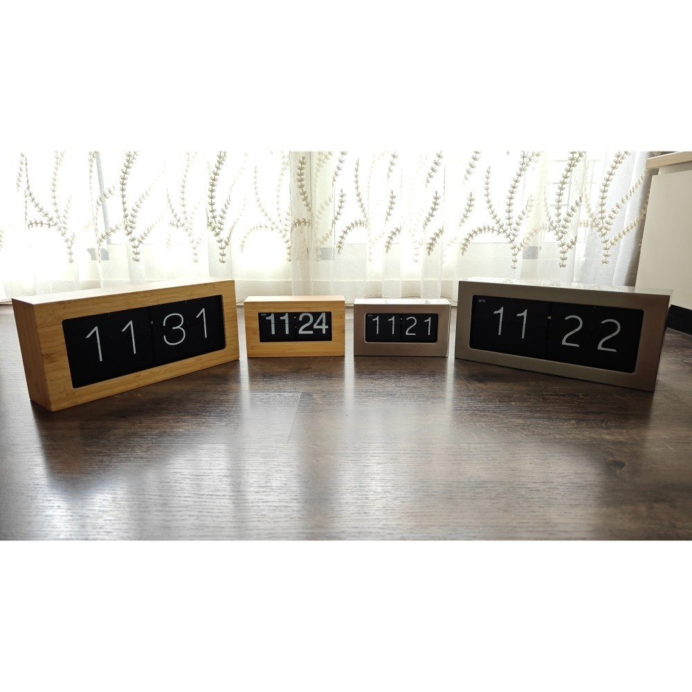 復古工業風 機械翻頁鐘 不鏽鋼金屬 | 自動翻頁 時鐘 掛鐘 客廳擺飾 咖啡廳 創意時鐘 數字鐘 實木自動翻頁鐘 北歐風-細節圖6