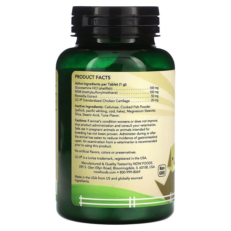 現貨 效期最新 美國 Now Foods UC-II 寵物關節保健 60粒 | 貓狗通用 未變性二型膠原蛋白 UC2-細節圖2