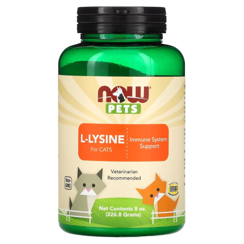 「愛貓有吃才代購」Now Foods 美國 NOW PETS L-Lysine 貓用離胺酸 8oz (226.8g)