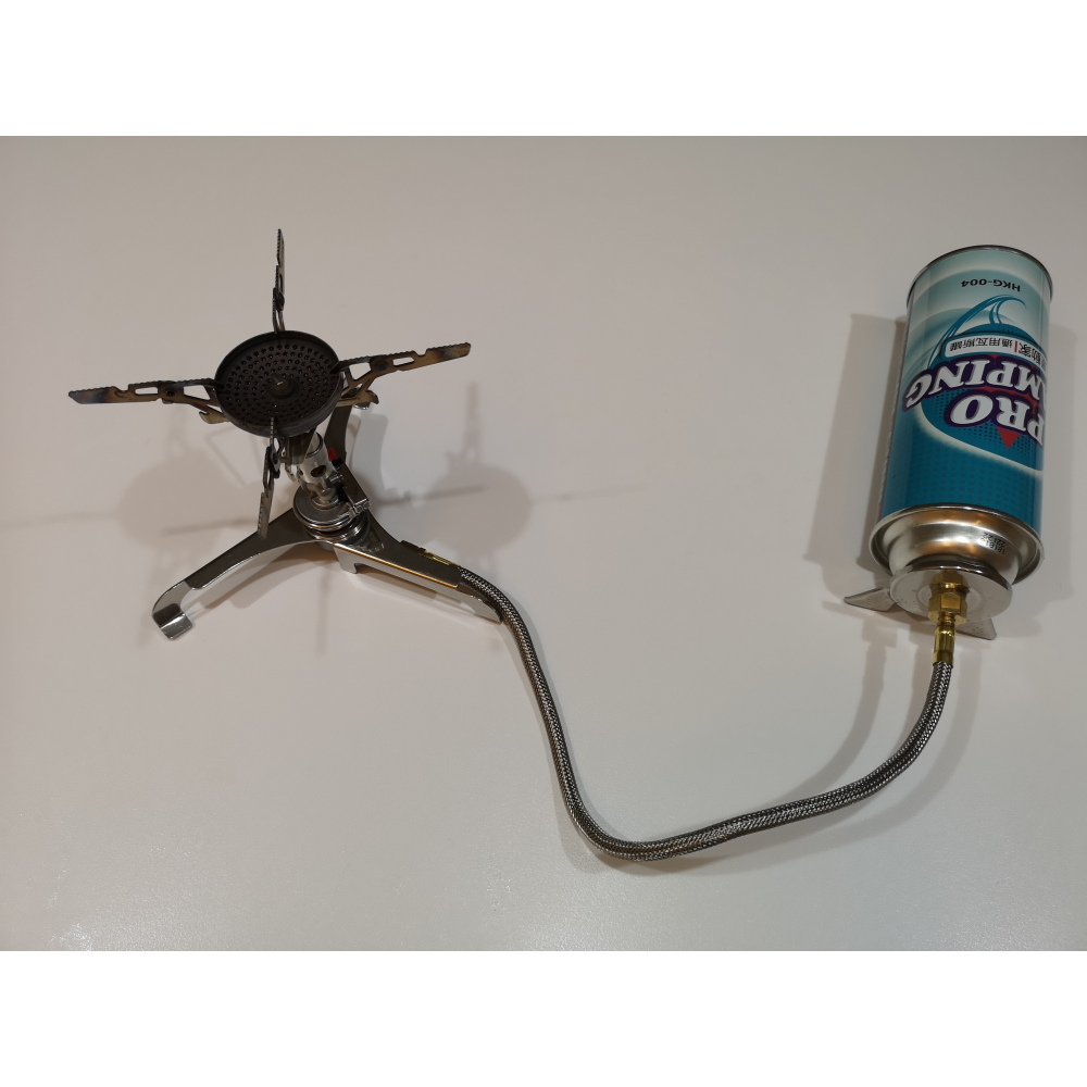 「自己有用才推薦」輕量 防風 登山 露營 單攻 SOD-460 爐頭 攻頂爐 四腳-細節圖8