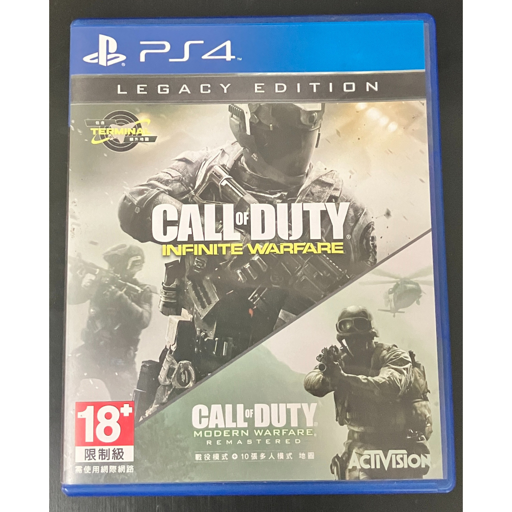 中文版決勝時刻無盡戰爭+現代戰爭PS4 COD Call of Duty Modern Warfare