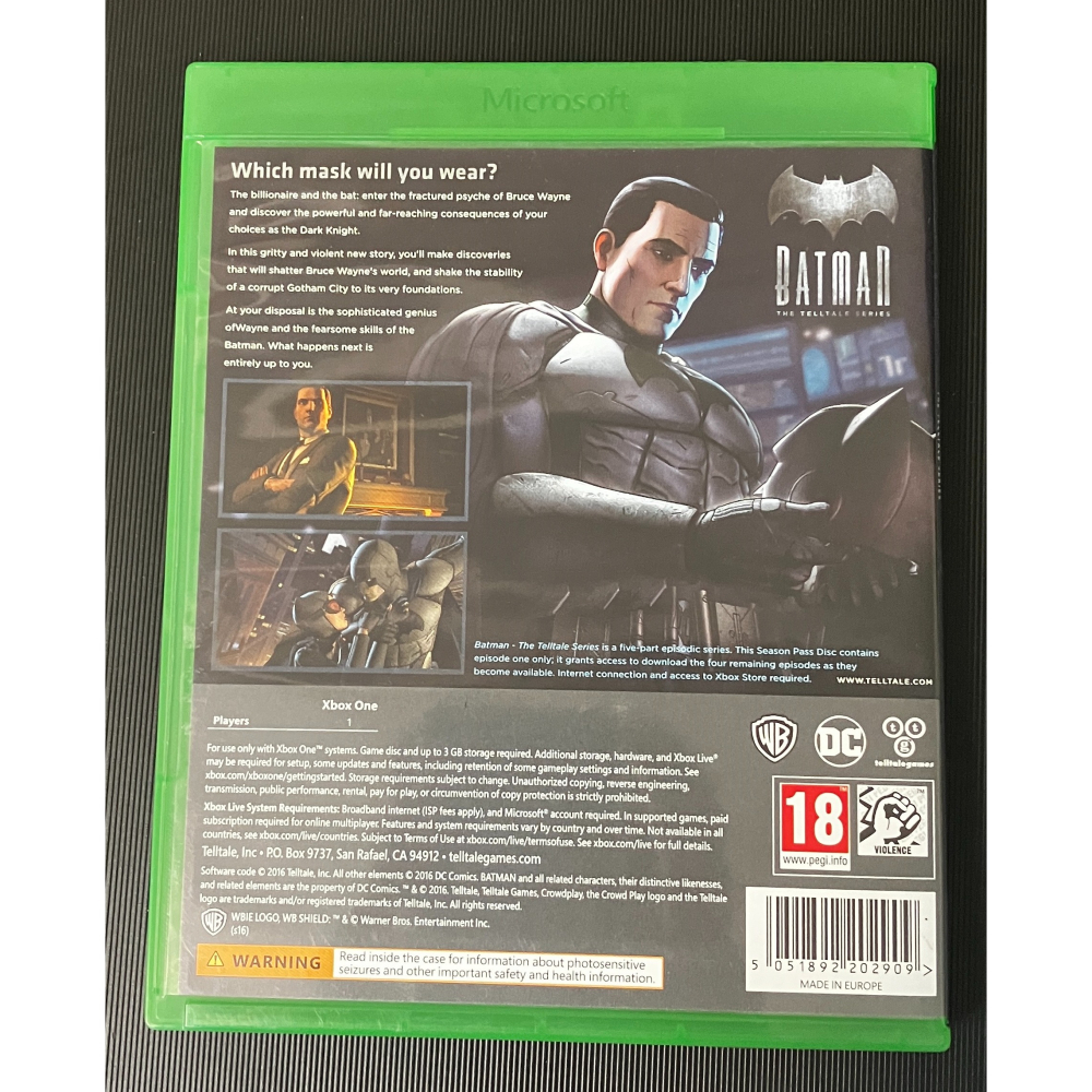 中文版 蝙蝠俠 秘密系譜 XBOX ONE Batman The Telltale Series-細節圖2