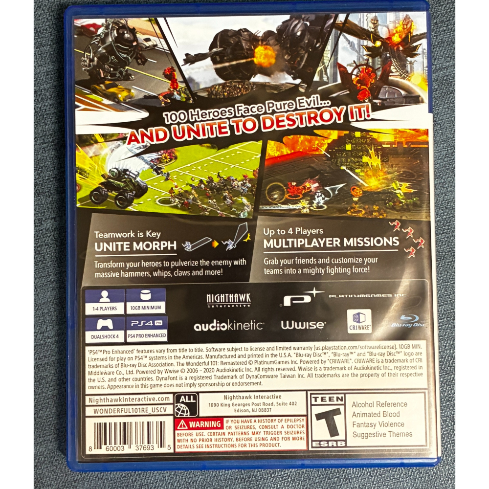 神奇超人101 重製版 PS4 Wonderful 101-細節圖2