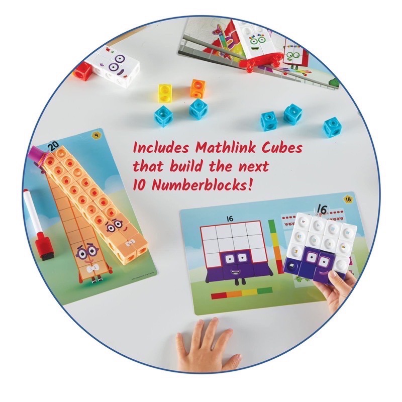 numberblocks MathLink Cubes 1-10 /11-20 數學積木 numberblocks-細節圖6
