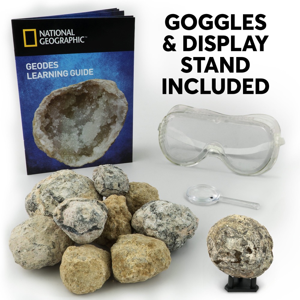 現貨 National Geographic國家地理雜誌 敲開原石發現水晶 礦石-細節圖5