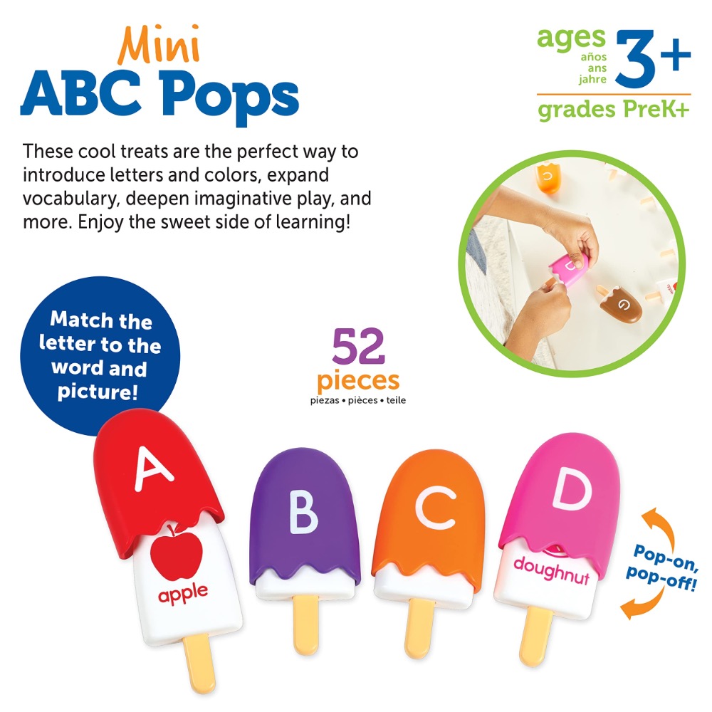 Learning Resources ABC 字母冰淇淋 英文字母配對-細節圖5