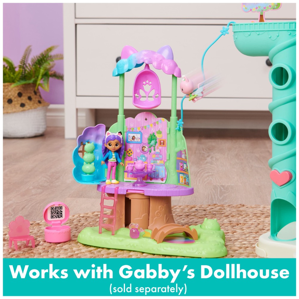 現貨Gabby＇s Dollhouse 蓋比的娃娃屋 精靈喵的花園樹屋-細節圖4