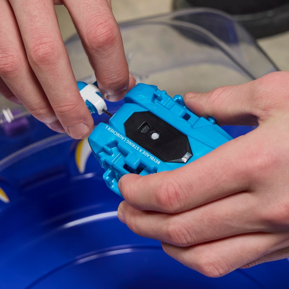 現貨 美版戰鬥陀螺 Beyblade X Cobalt Dragoon 2-60C 左旋發射 附左旋發射器-細節圖6