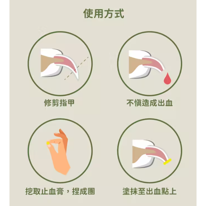 UISA蘇依沙 寵物指甲止血膏｜狗狗貓咪剪指甲止血 指甲剪傷 美容修甲 全寵物適用-細節圖4