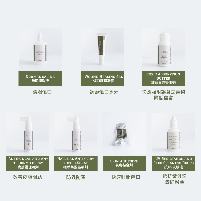 ◤蘇依沙SUISA 【 犬貓用居家護理系列，寵物醫藥箱  】-細節圖4