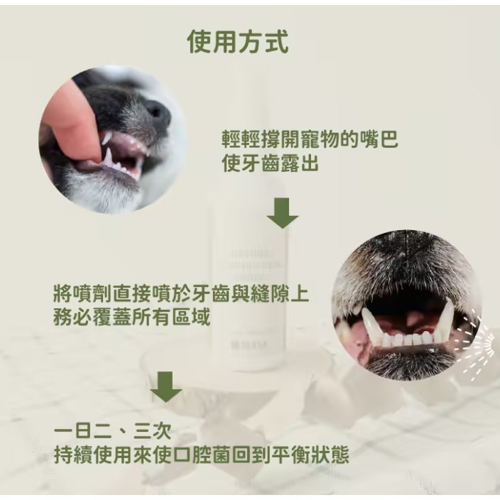 SUISA蘇依沙 寵物口腔平衡噴劑60ml｜犬貓口腔清潔 狗狗貓咪口腔護理 日常潔牙-細節圖5