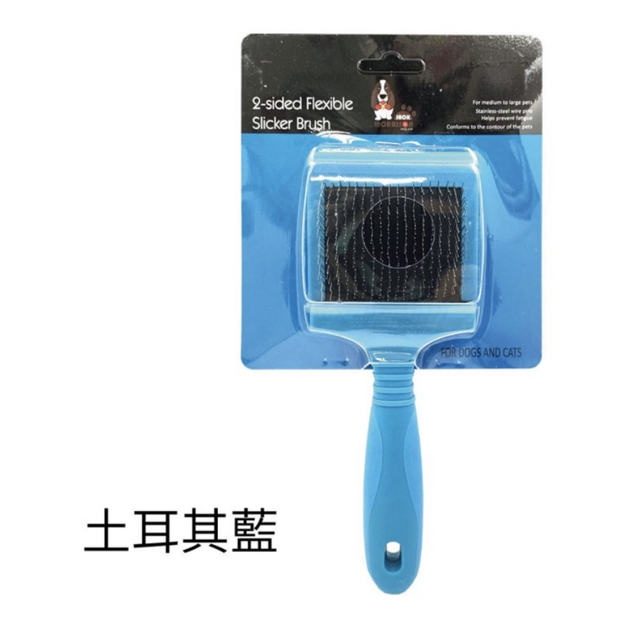 【澡樂趣】◤寵物美容護理〔Jack Morrison 威笙，寵物雙面針梳，軟針面澎毛/硬針面拆結 〕-細節圖3