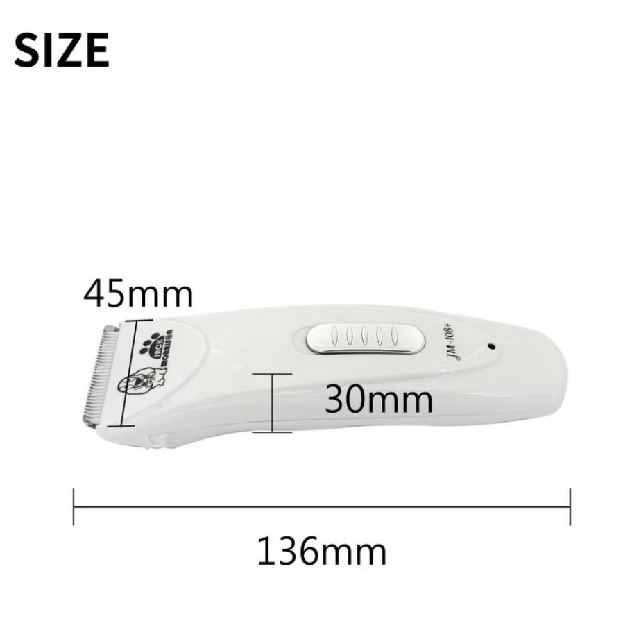【澡樂趣】◤寵物美容護理〔台灣威笙JM108 局部用電剪組，JM108黑白機 ，無調段適合剃腳底毛〕-細節圖7