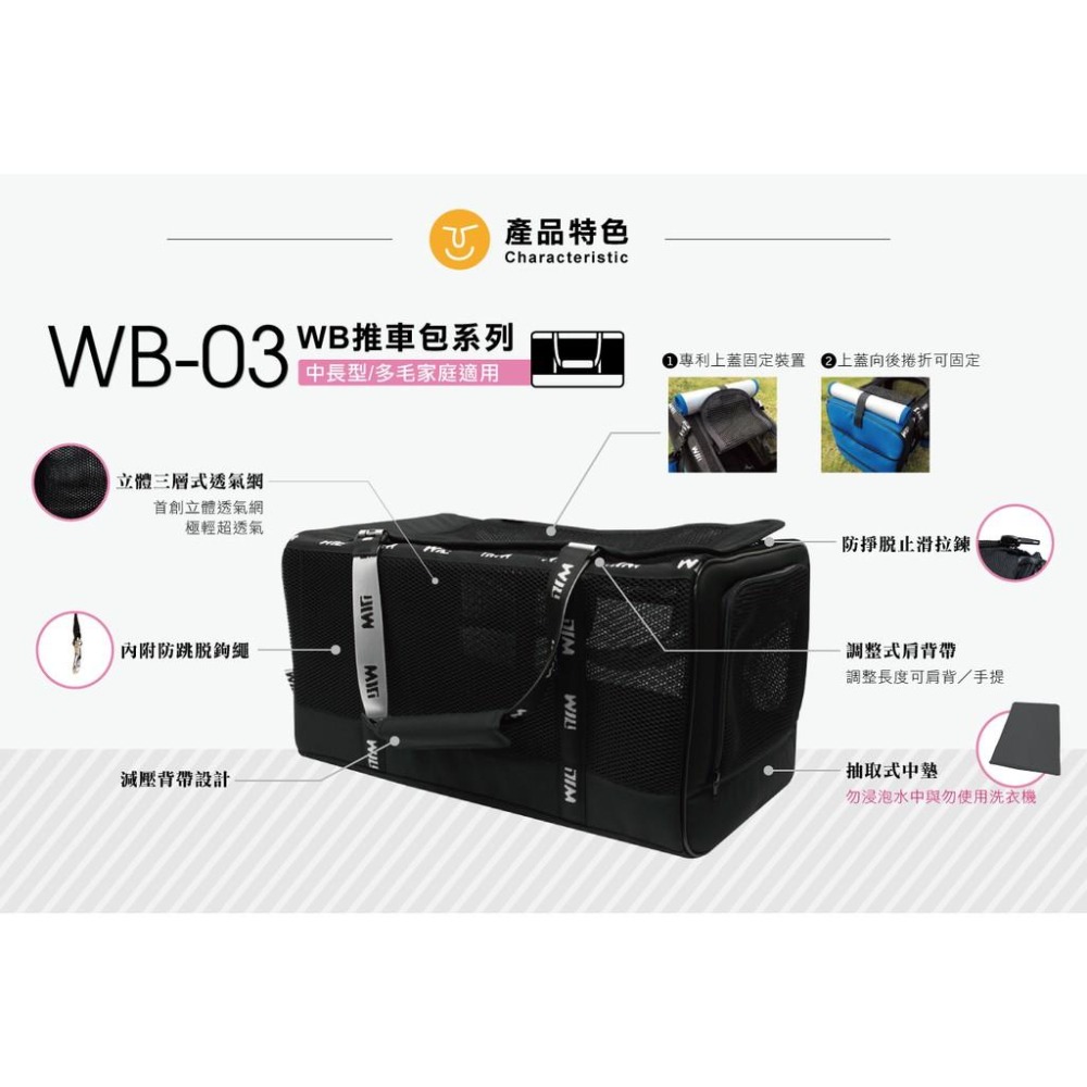 免運◤WILL WB-03 WB03系列外出包 森林系 寵物軍事風 輕量 臘腸包 法鬥「迷彩超透氣寵物包，3種顏色」-細節圖2