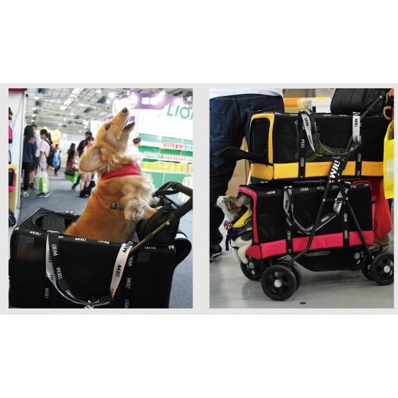 免運◤WILL WB-03 WB03系列外出包 森林系 寵物軍事風 輕量 臘腸包 法鬥「迷彩超透氣寵物包，3種顏色」-細節圖4