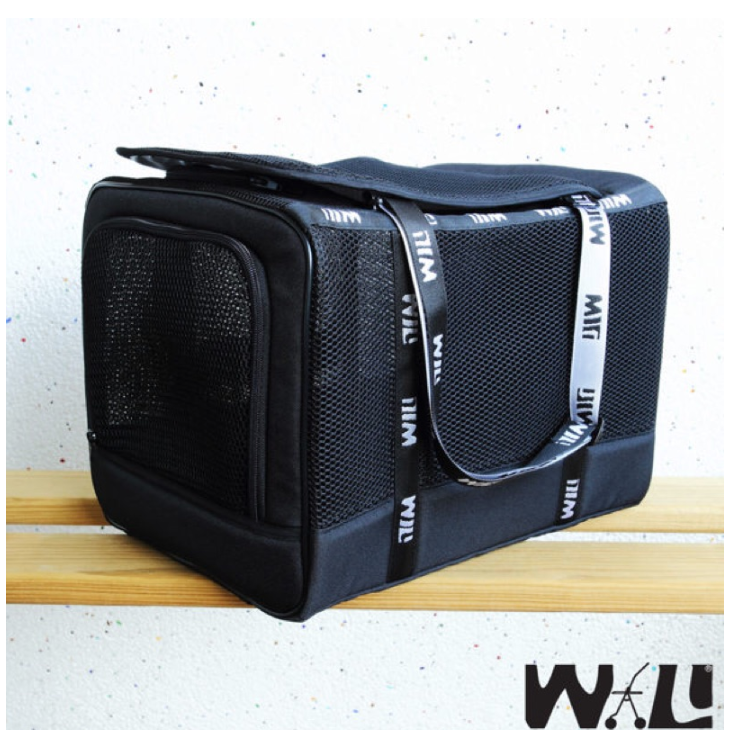 免運◤WILL WB-02 WB02外出包 系列 輕量包 透氣包 軍事風寵物「日系輕量超透氣寵物包，黑網黑色」-細節圖6