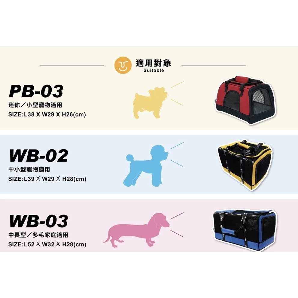免運 ◤WILL WB-03 WB03輕量透氣提籠｜外出包｜臘腸包｜臘腸 法鬥 科基［超透氣寵物包，5種顏色］-細節圖5